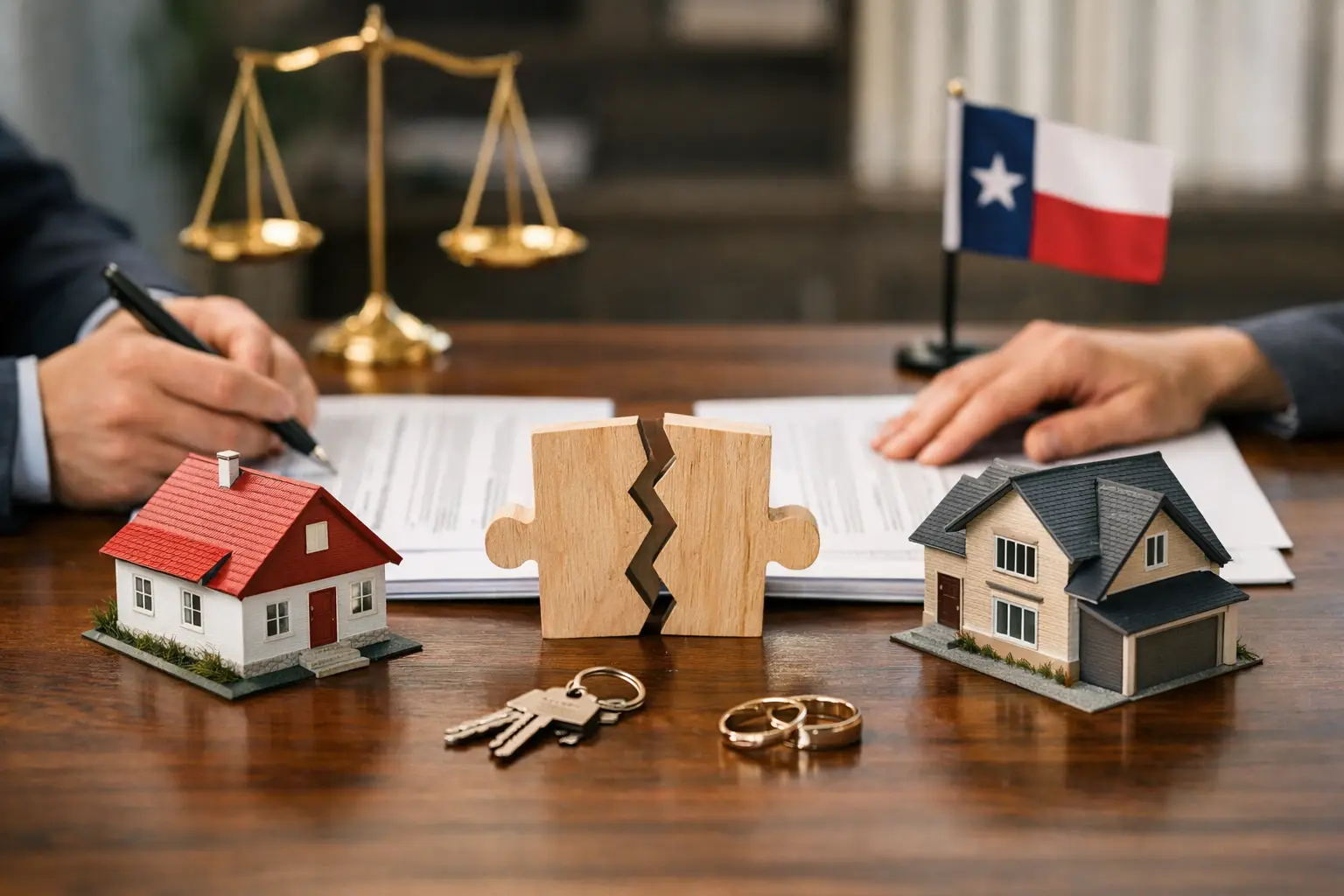 Property Division Agreement Example in Texas